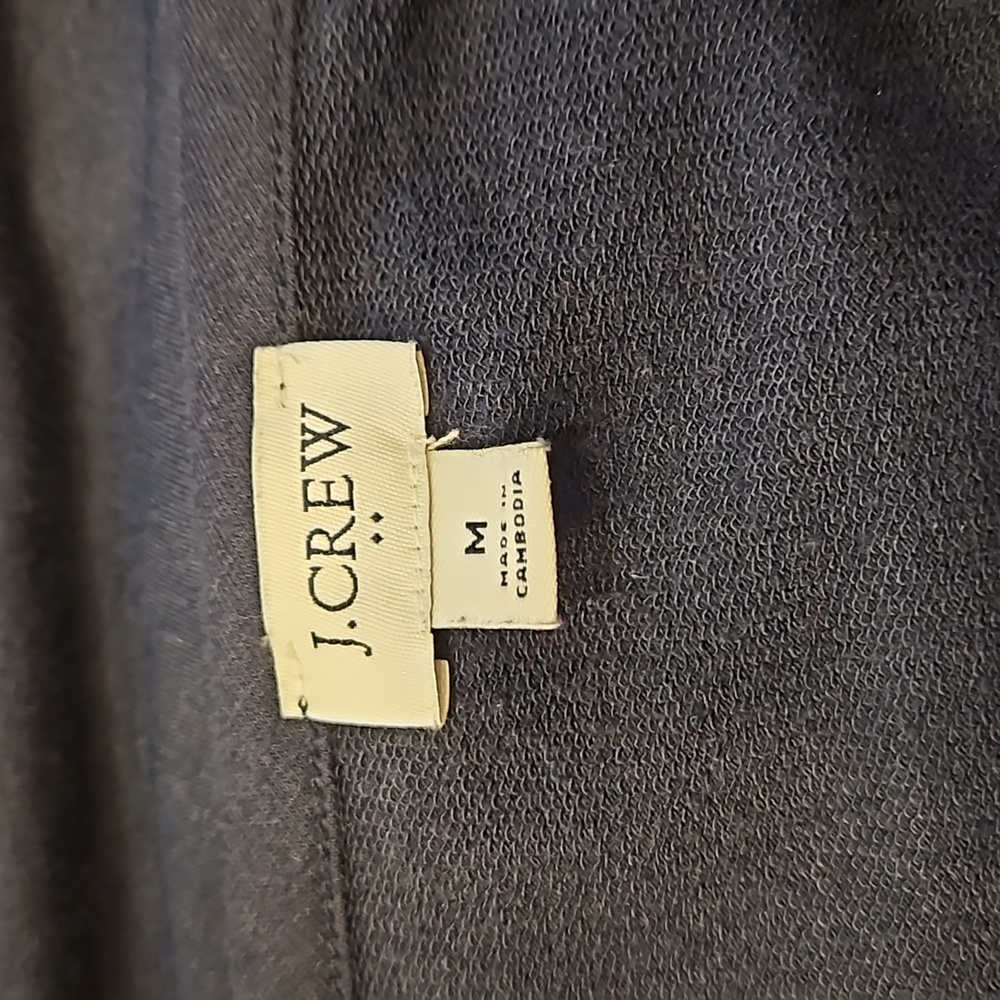 J Crew 3/4 Sleeve Shirt with Floral Trim - Picture 9 of 11